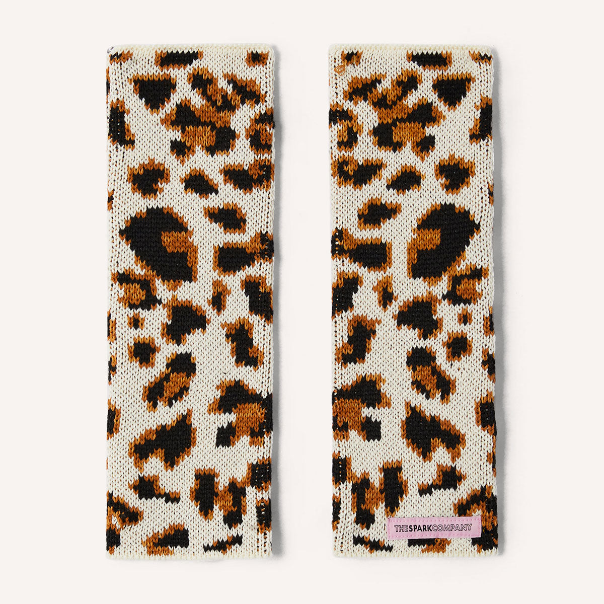 Animal Print Fingerless Wrist Warmers