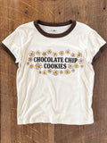 Ringer Cotton Baby Tee Shirt - Chocolate Chip Cookies