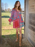 Camille Mini Dress - Jewel Positano Scarf