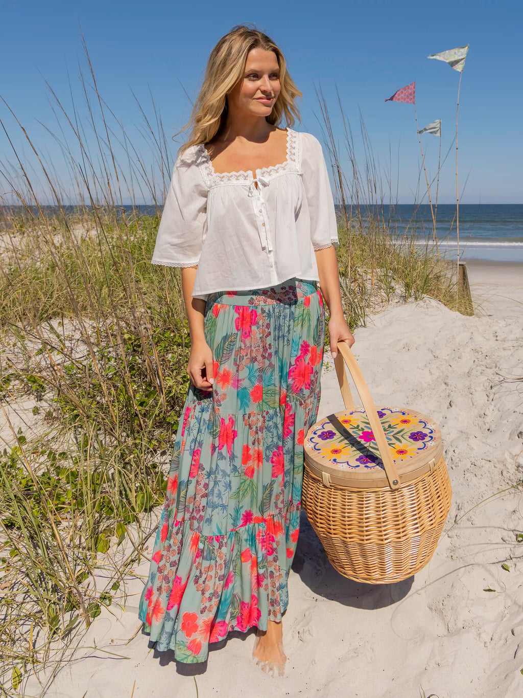 Prettiest Cotton Lace Blouse - White