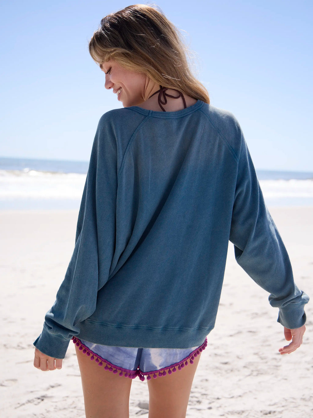 Old School Cotton Sweatshirt - Seas The Day
