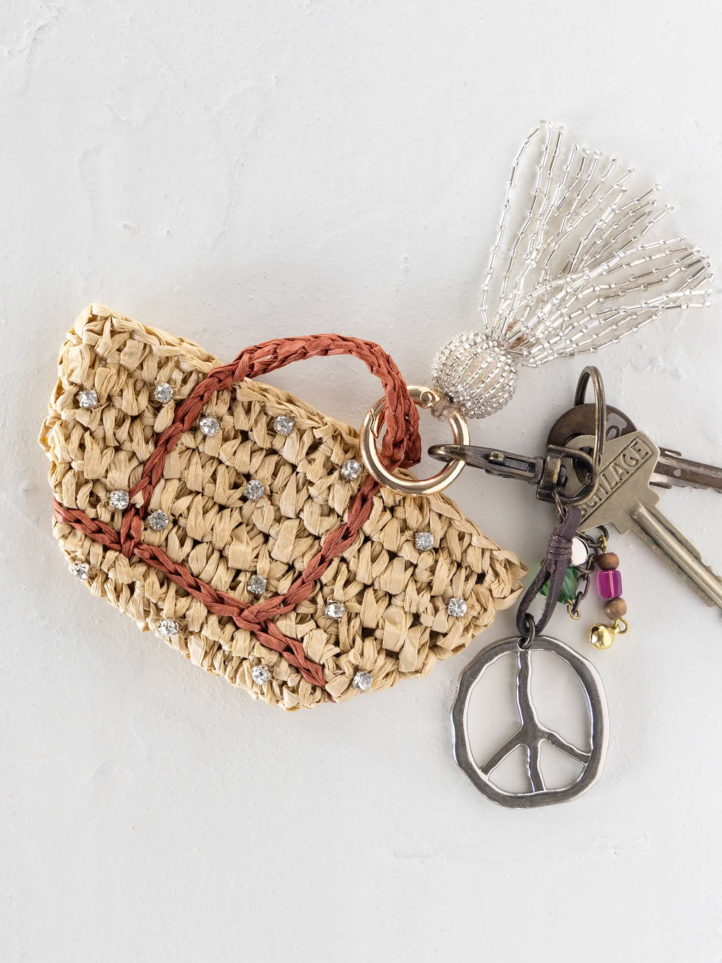 Cutest Little Tote Bag Keychain Charm
