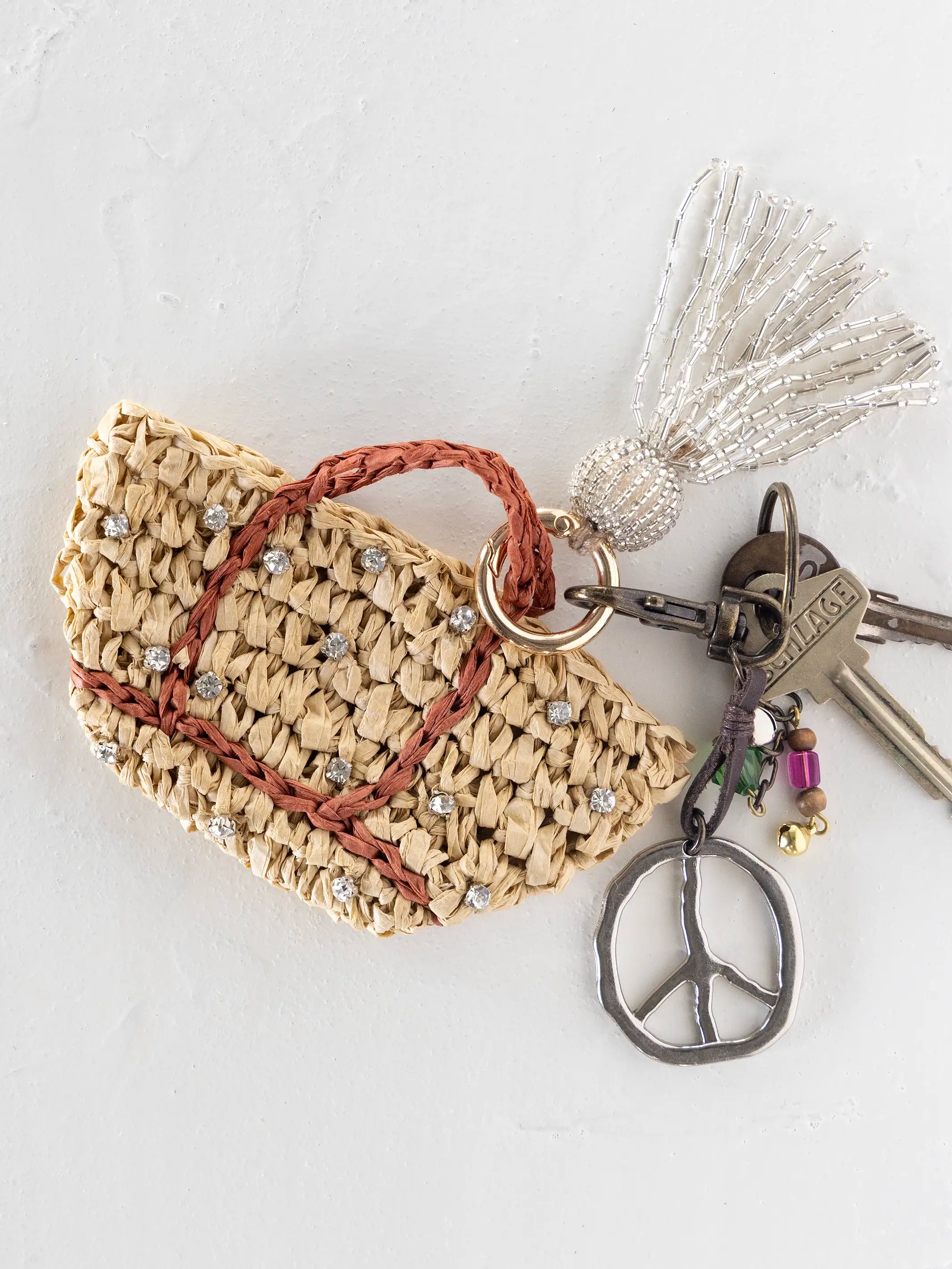 Cutest Little Tote Bag Keychain Charm