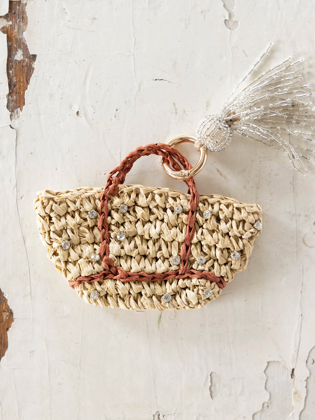 Cutest Little Tote Bag Keychain Charm