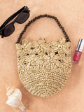 Natural Floral Handbag
