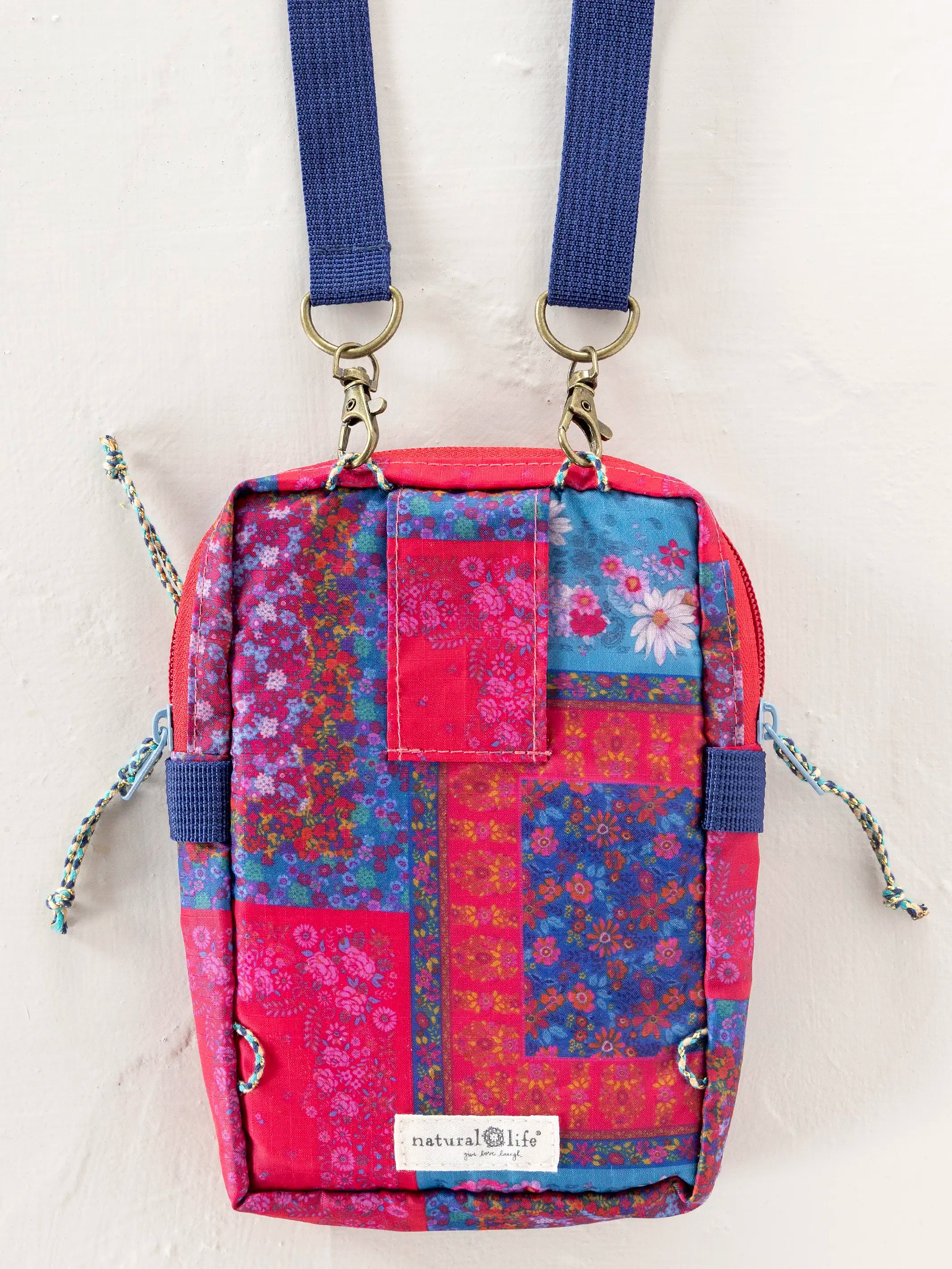 8-in-1 Pocket Crossbody - Jewel Positano Scarf
