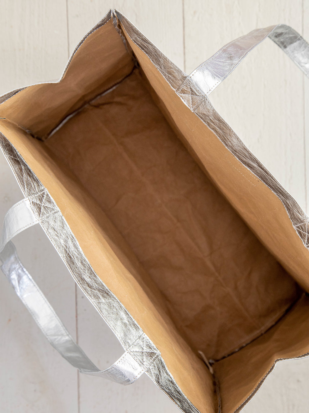 Penny Paper Reusable Tote Bag - Silver