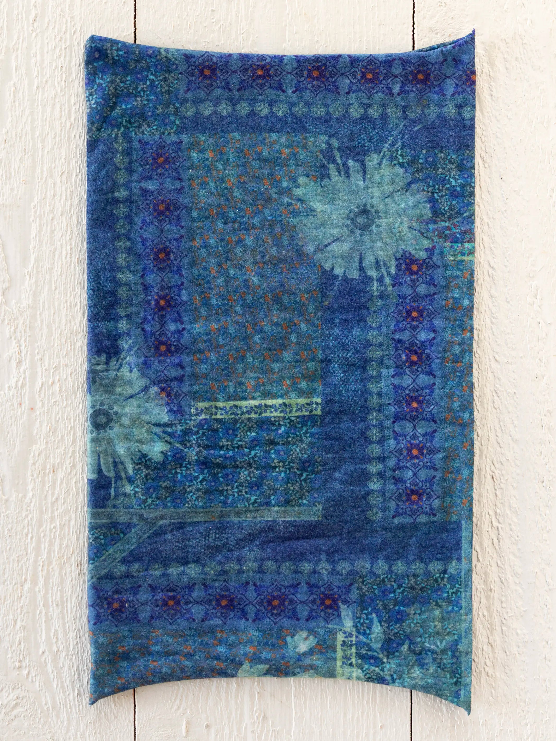 Full Boho Bandeau® Headband - Navy Patchwork
