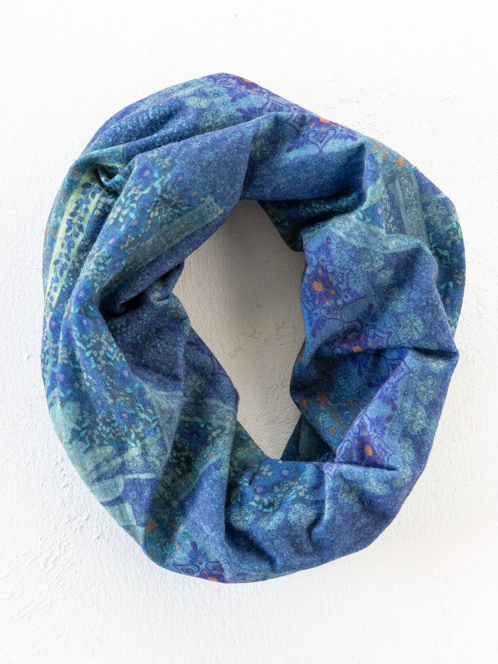 Full Boho Bandeau® Headband - Navy Patchwork