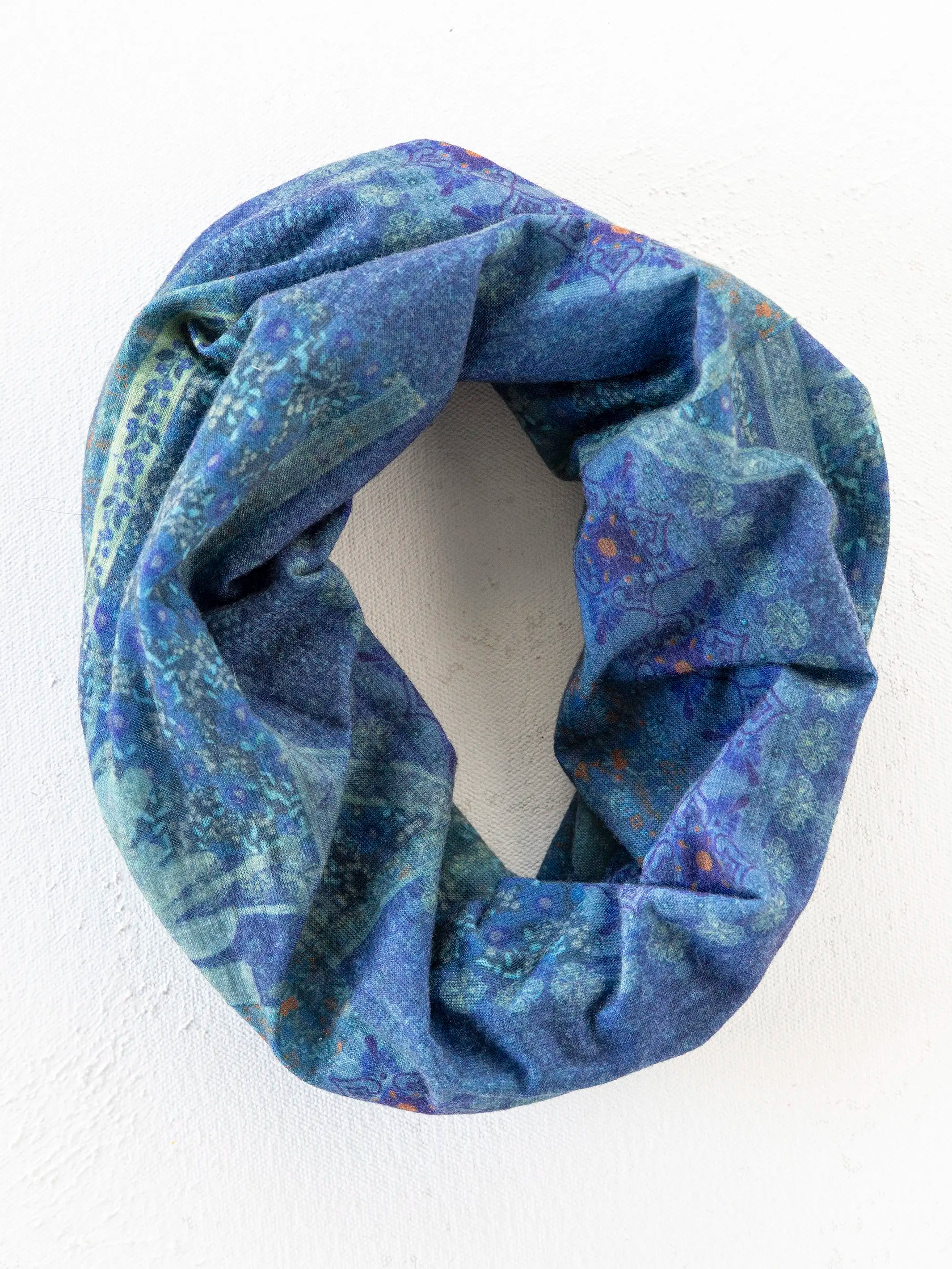 Full Boho Bandeau® Headband - Navy Patchwork