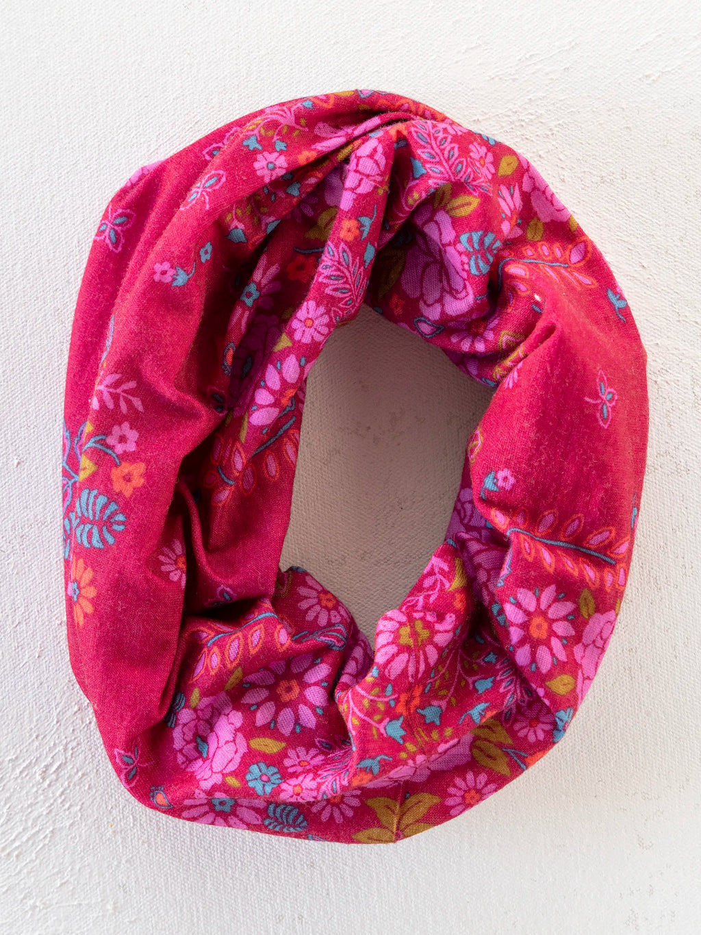 Full Boho Bandeau® Headband - Merlot Floral Bandana