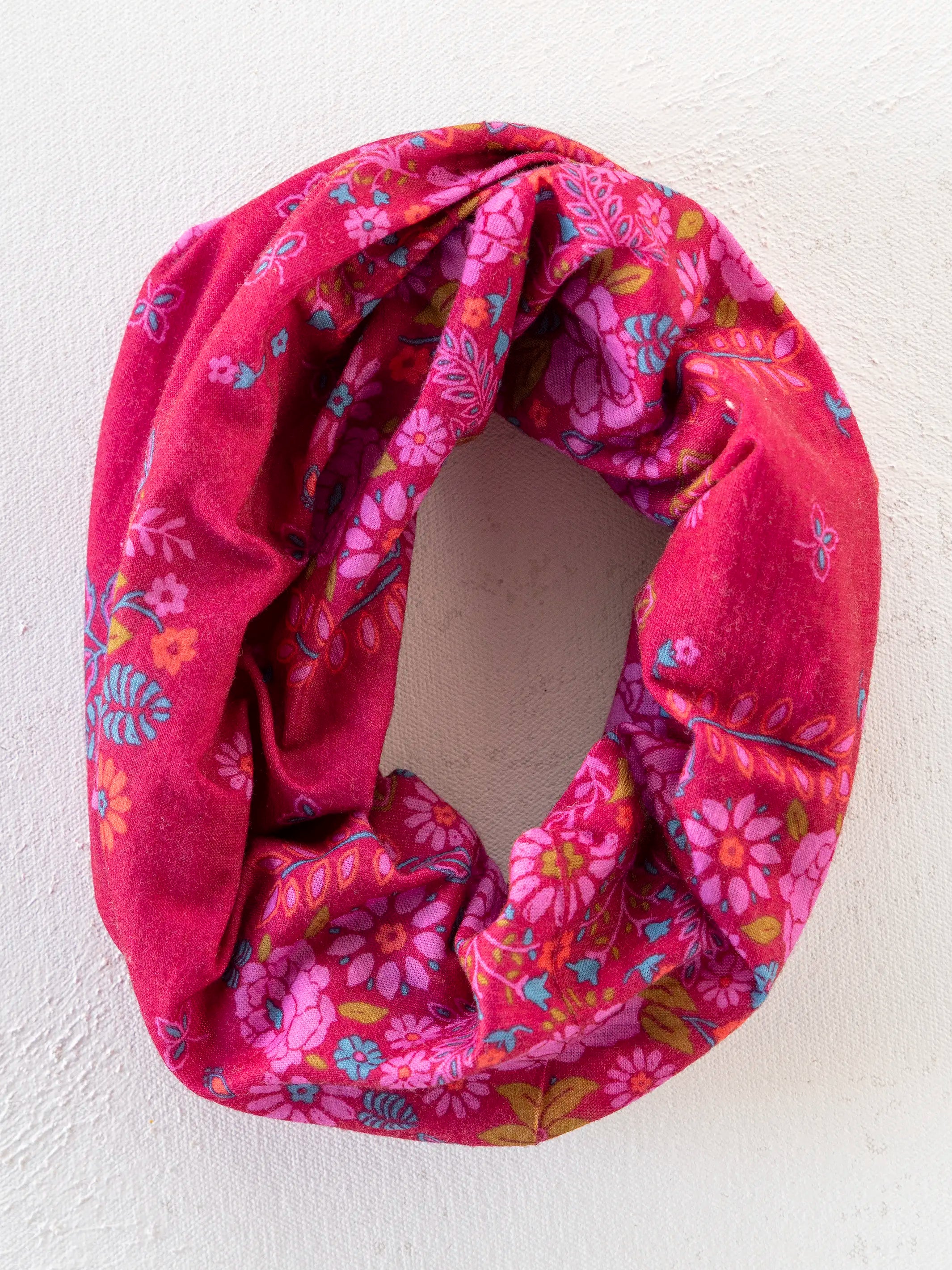 Full Boho Bandeau® Headband - Merlot Floral Bandana