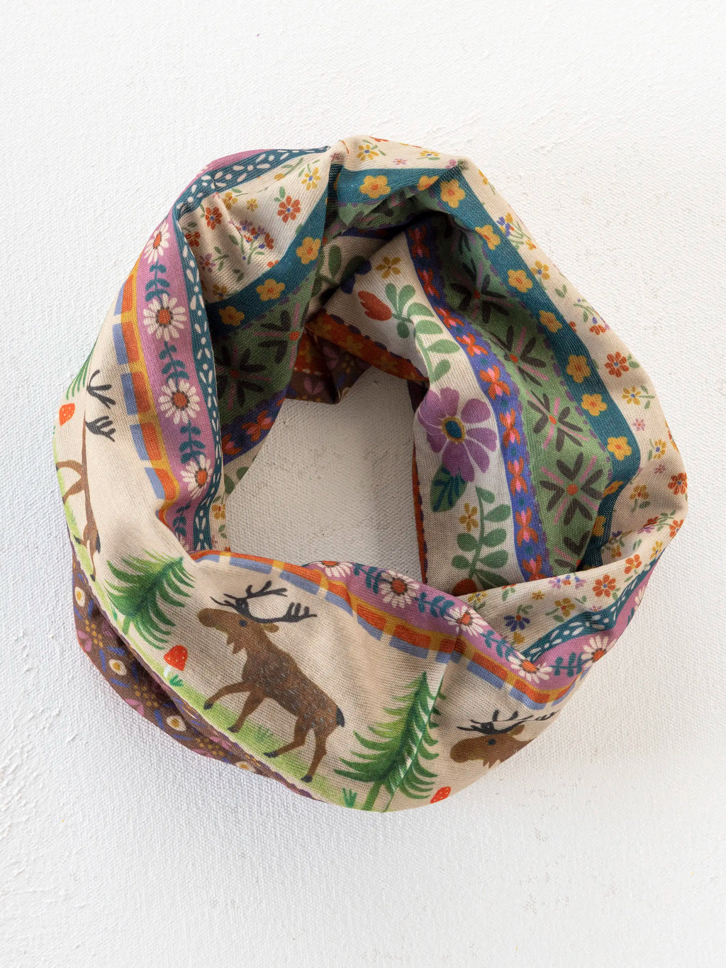 Full Boho Bandeau® Headband - Moose Borders