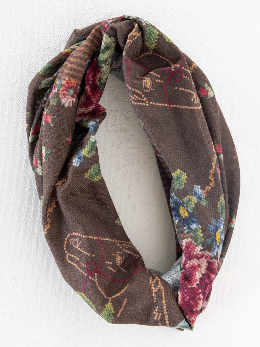Full Boho Bandeau® Headband - Crafted Bouquets Chocolate