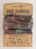 Full Boho Bandeau® Headband - Crafted Bouquets Chocolate