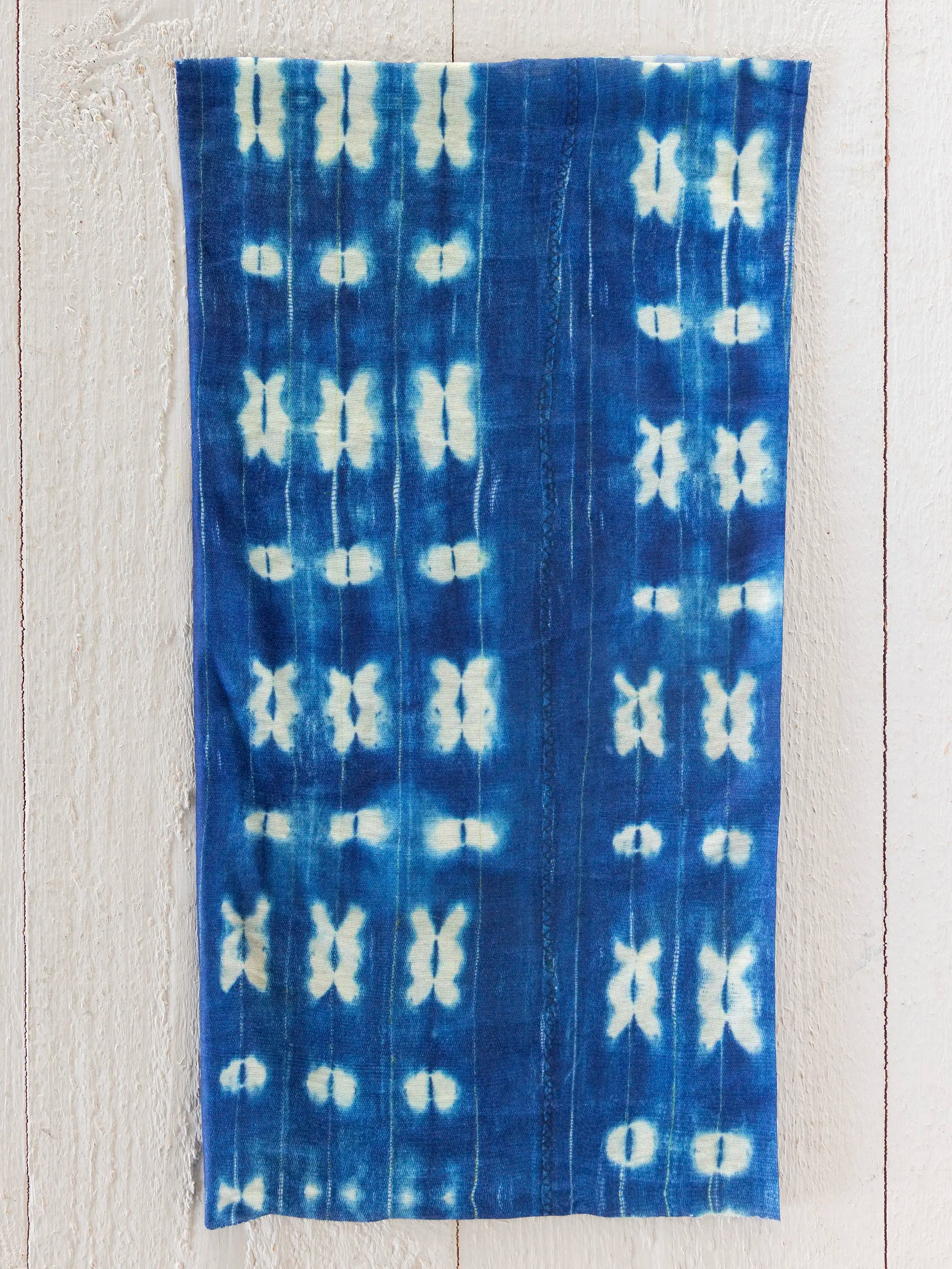 Full Boho Bandeau® Headband - Indigo Shibori Stamps