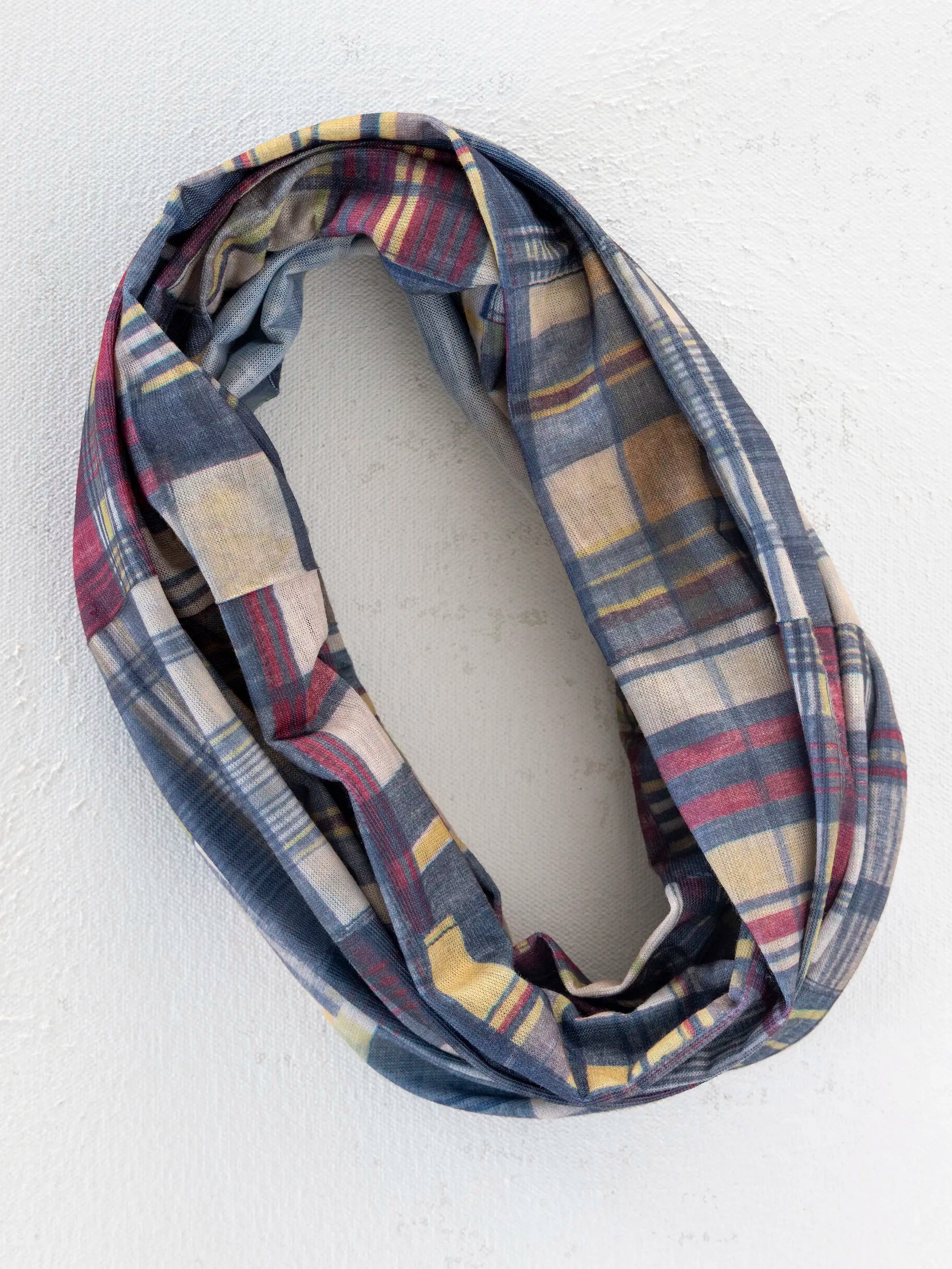 Full Boho Bandeau® Headband - Greenfield Madras Multi