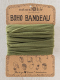Solid Boho Bandeau® Headband - Olive