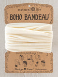 Solid Boho Bandeau® Headband - Cream