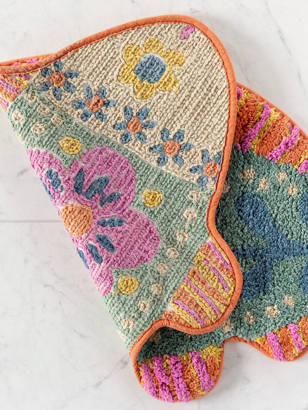 Tufted Cotton Bath Mat - Fish
