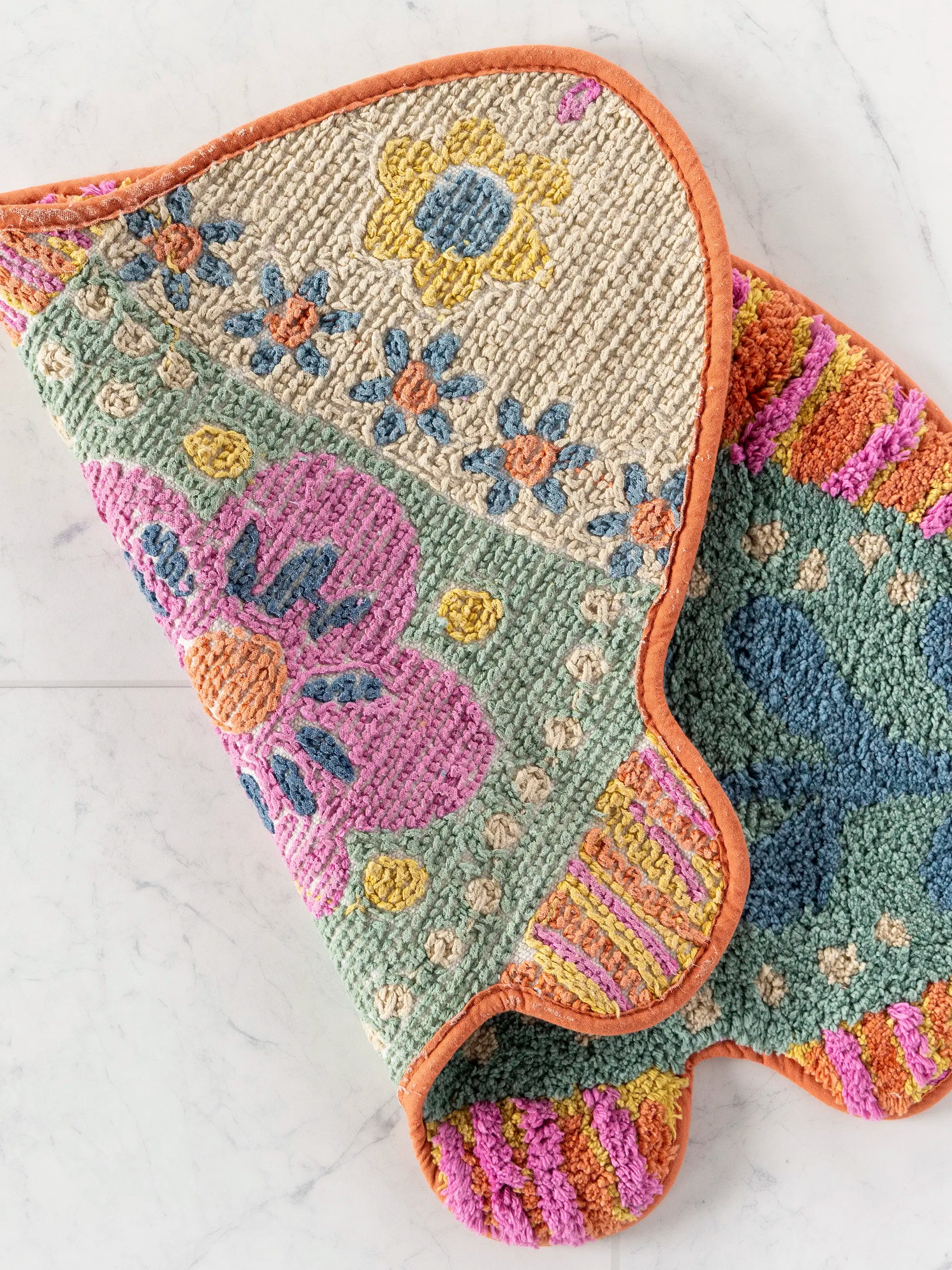 Tufted Cotton Bath Mat - Fish