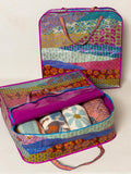The Perfect XL Underbed Tote - Garden Waves
