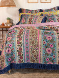 Boho Fringe Bedspread - Florence Border