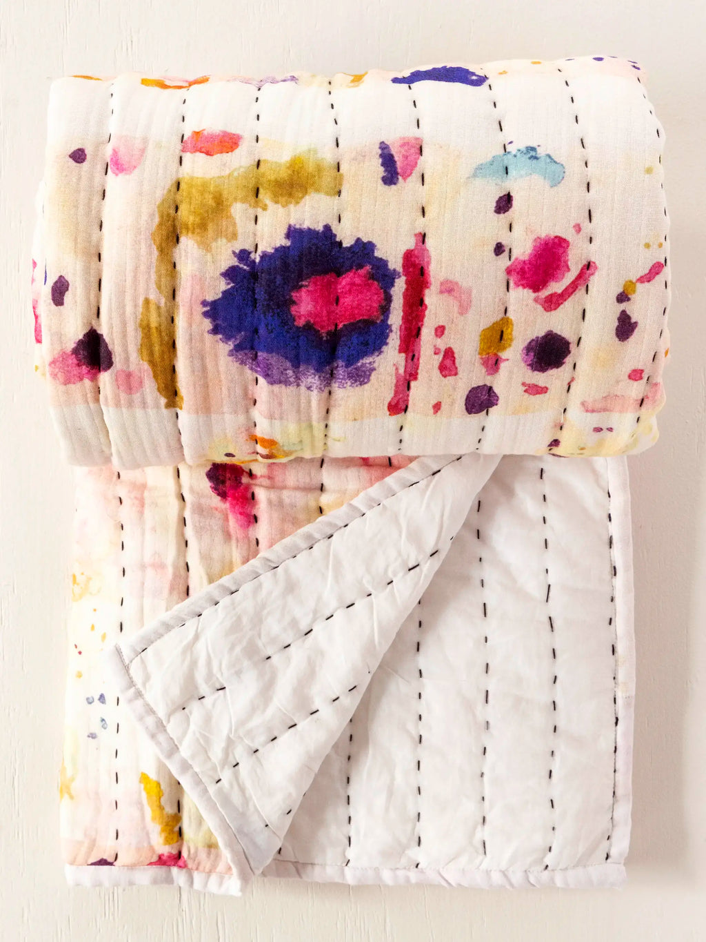Cotton Gauze Quilt - Light Pink