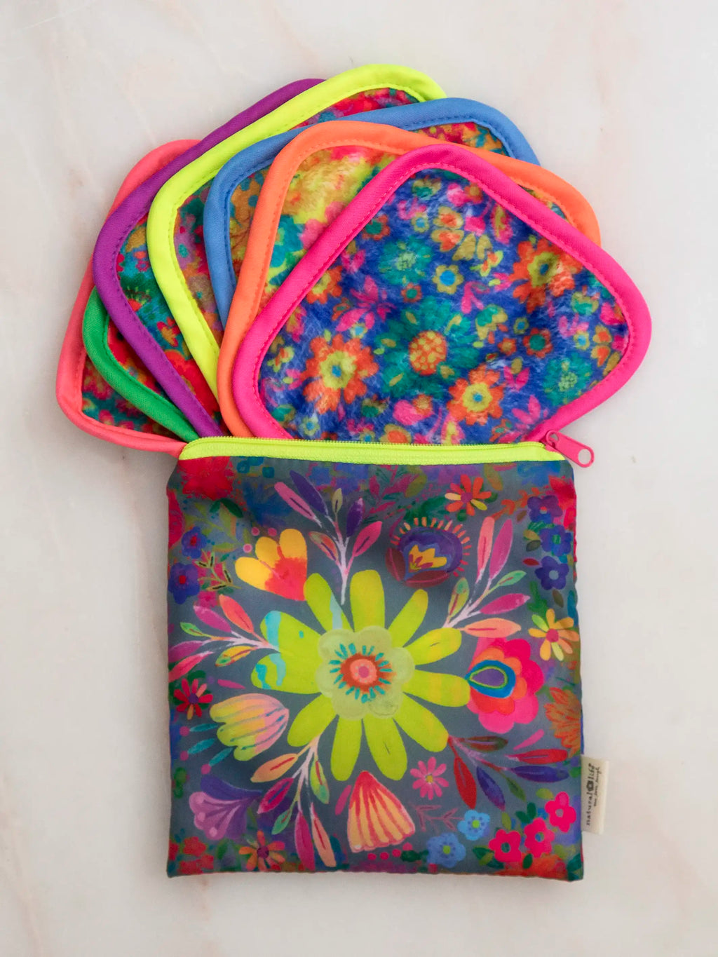Mini Makeup Removing Cloths Set - Floral