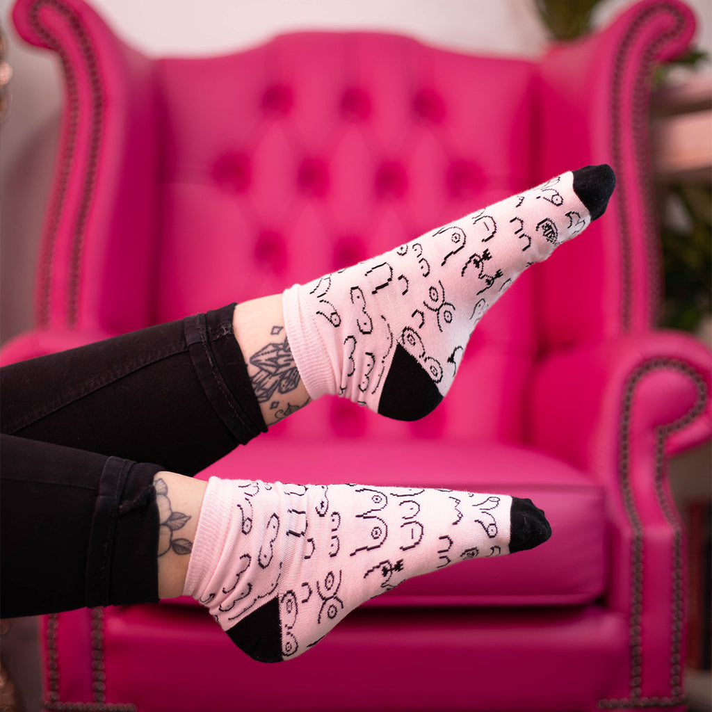 Boobs Print Socks