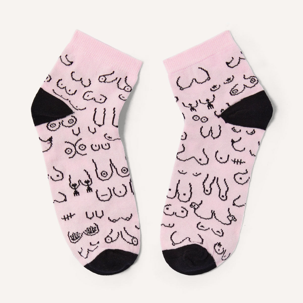 Boobs Print Socks