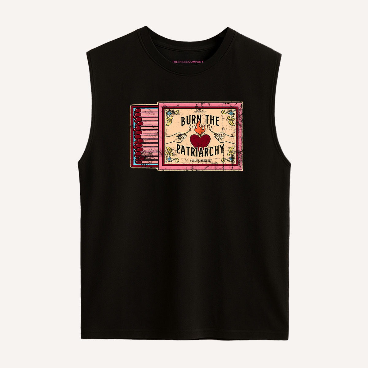 Burn The Patriarchy Sleeveless T-Shirt