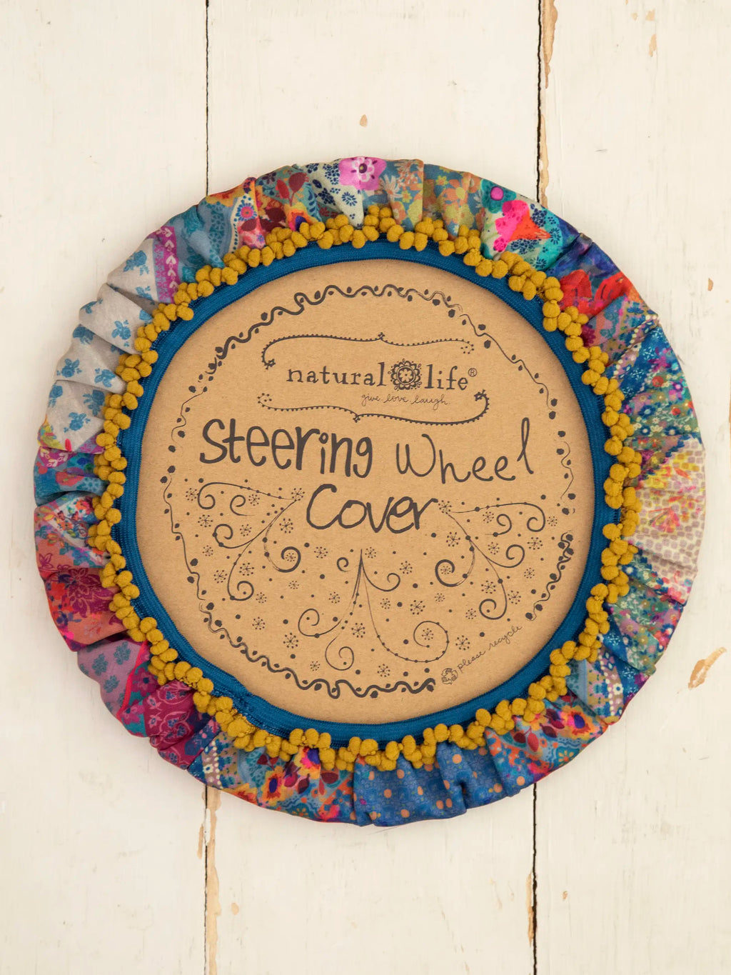 Steering Wheel Cover, 15 - Dark Turquoise