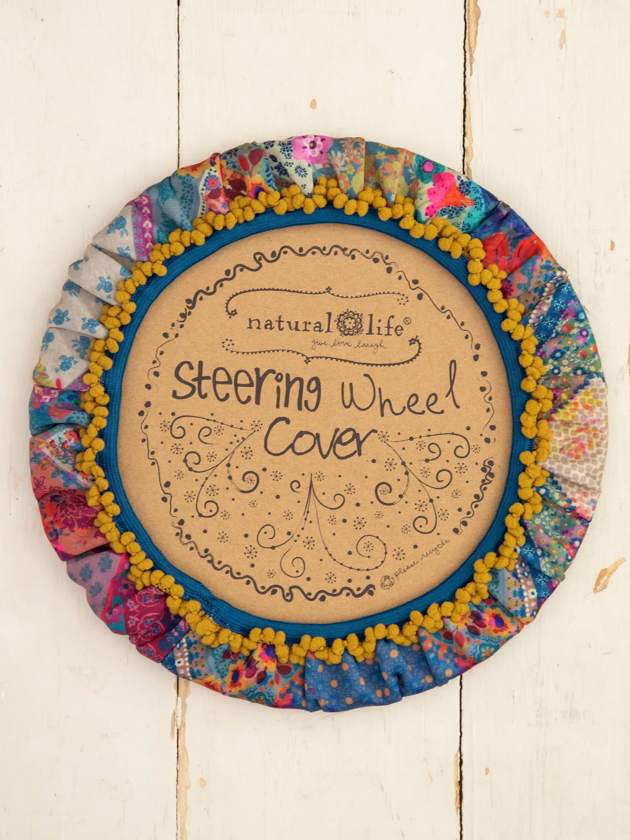 Steering Wheel Cover, 15 - Dark Turquoise