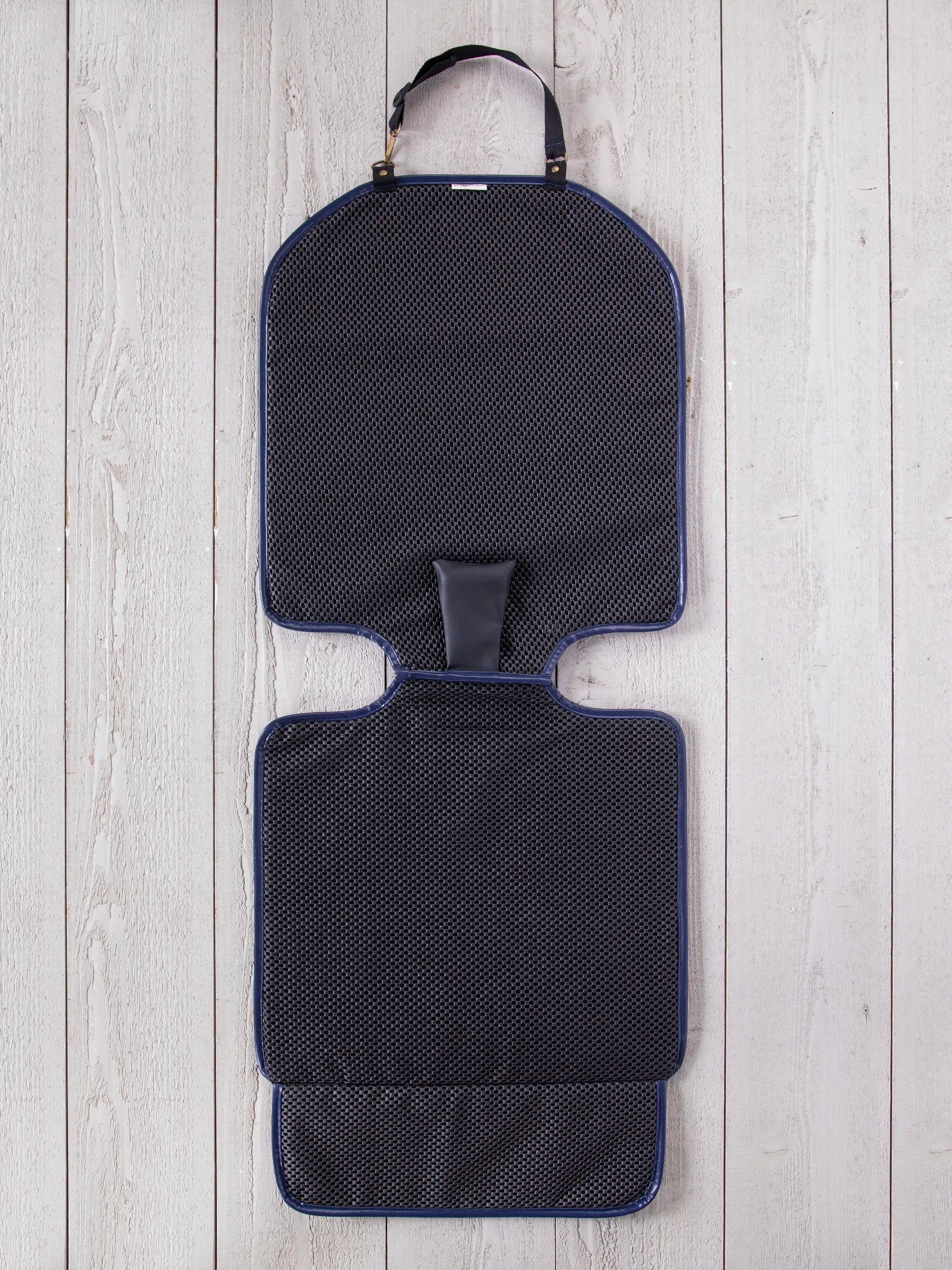 Car Seat Protector - Teal Navy Floral