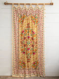 Printed Curtain Panel - Coral Jade Motif