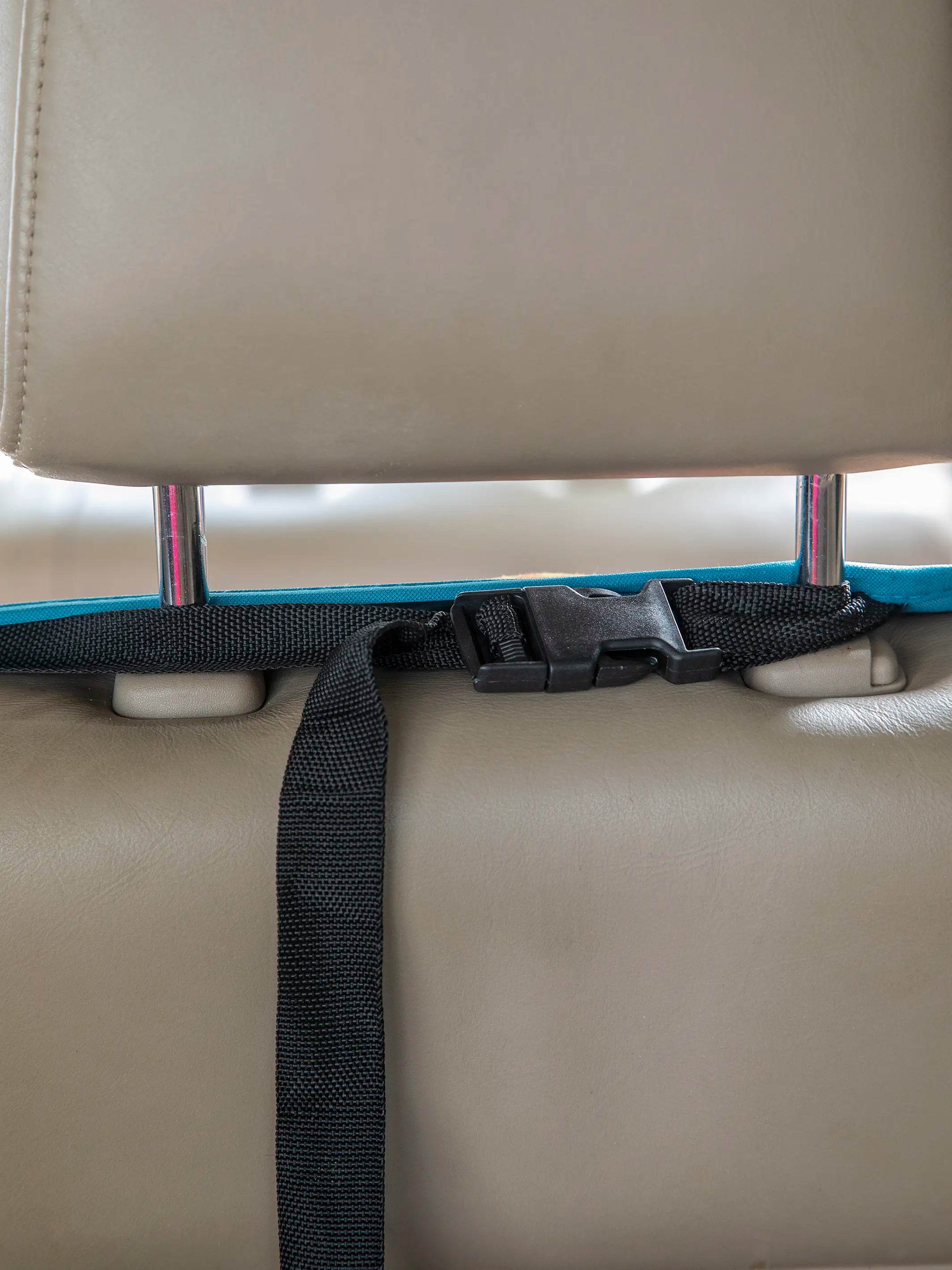 Back Car Seat Cover - Blue Garden Patchwork