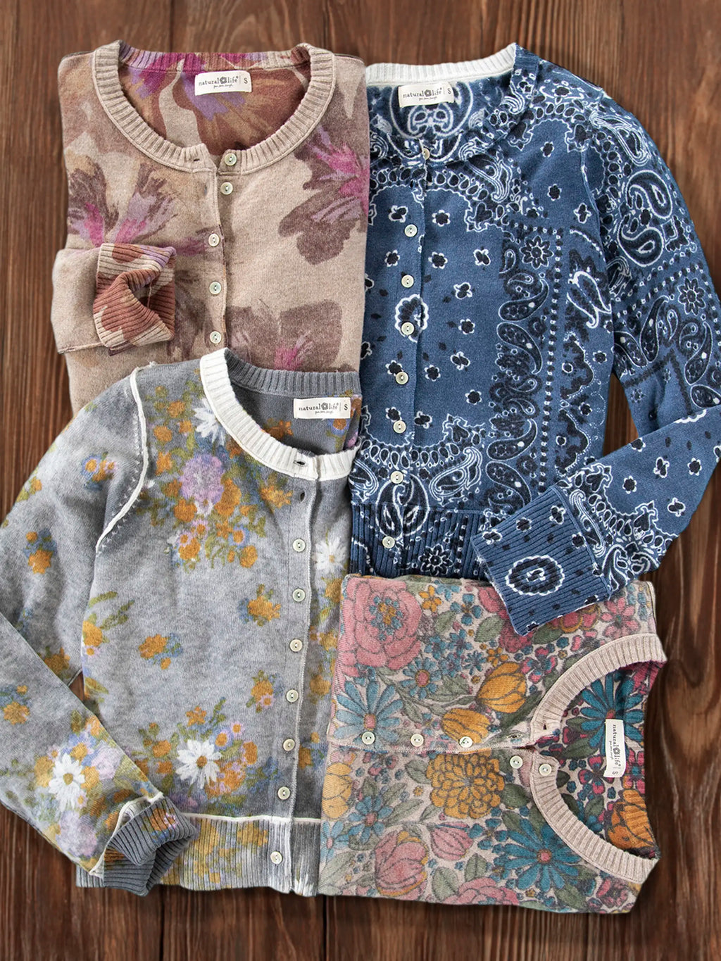 Your Everything Cardigan Sweater - Drawn Garden Multi