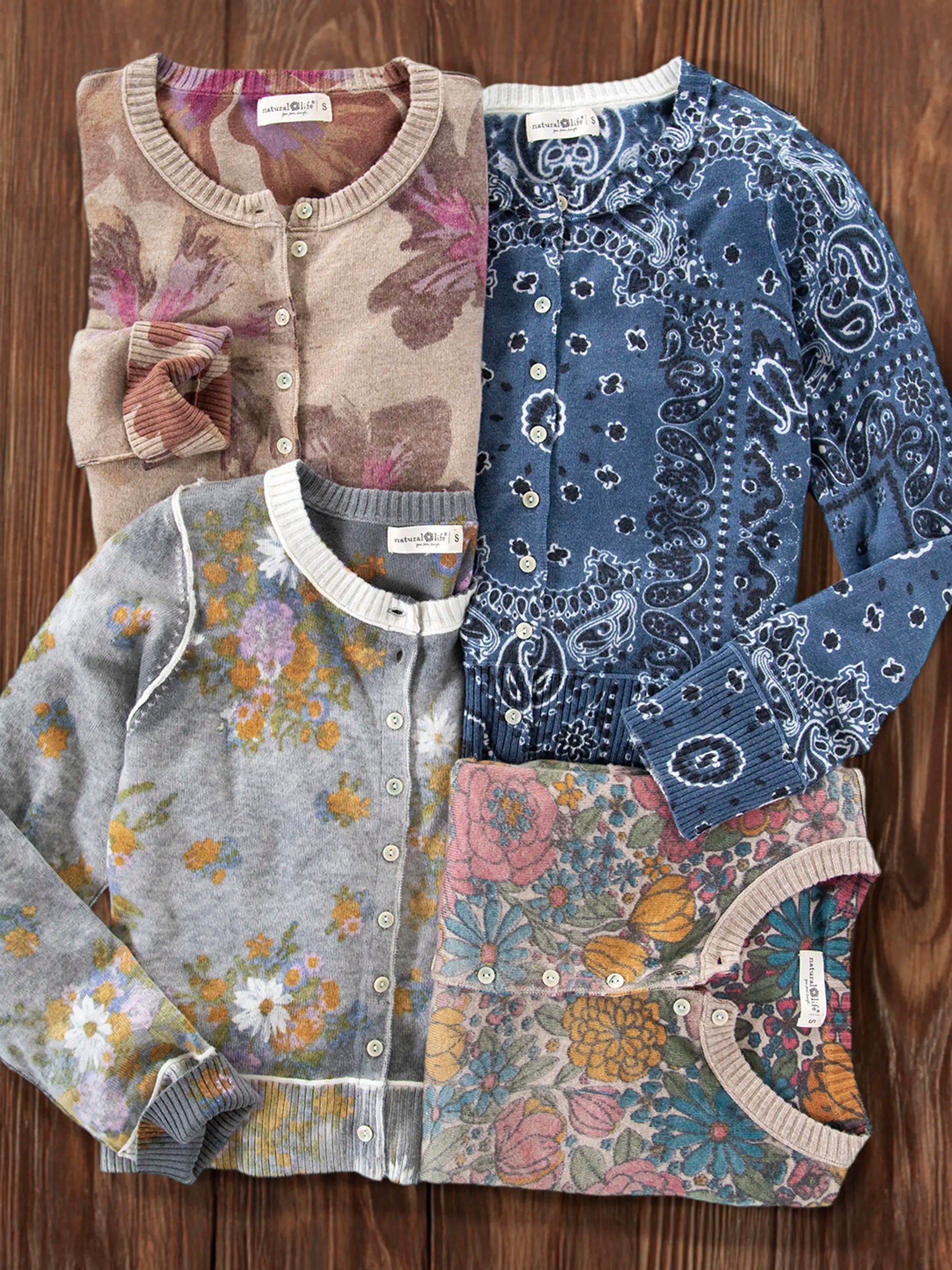 Your Everything Cardigan Sweater - Drawn Garden Multi