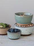 Stoneware Nesting Bowls, Set of 4