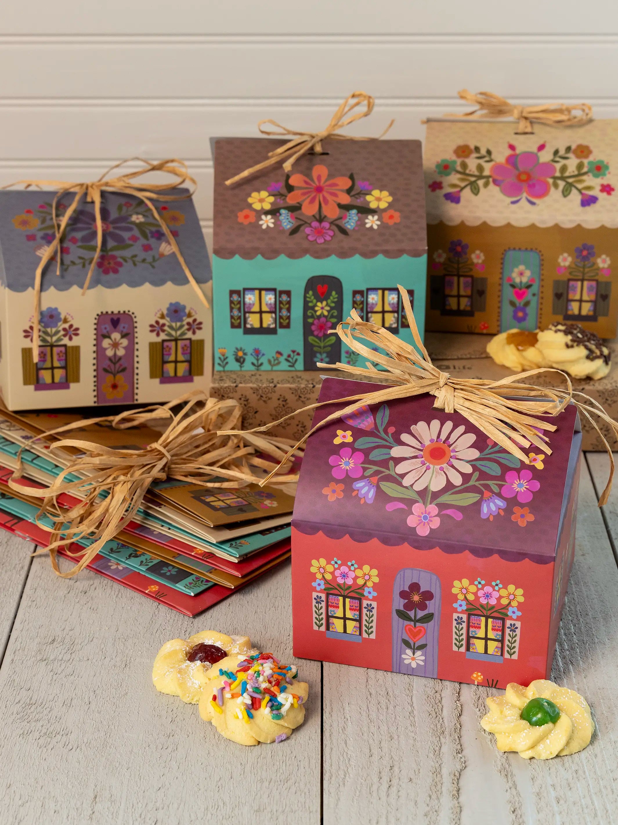 Little Cottage Gift Boxes, Set of 20