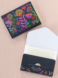 Pocket Lint Pack, Set of 2 - Navy Folk Flower