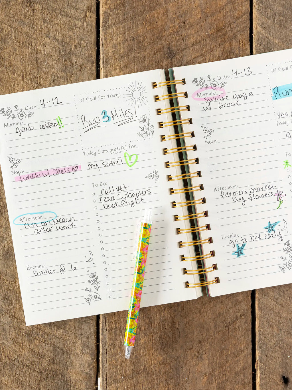 Daily To-Do List Planner - Chickens