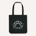 Distressed Sounds Gay Strong As Hell Tote Bag