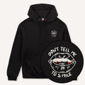Don't Tell Me To Smile Halloween Embroidered Hoodie