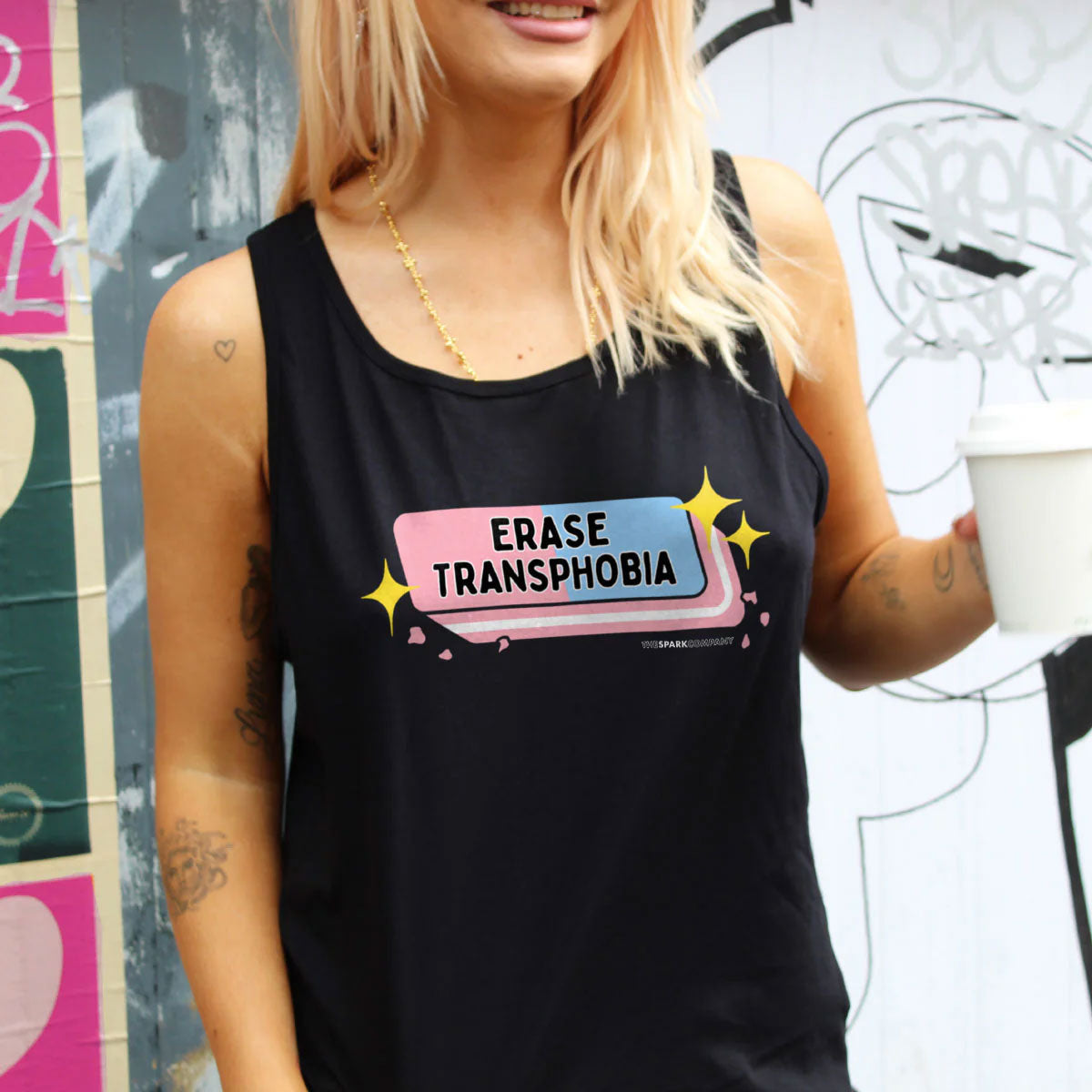 Erase Transphobia Tank Top