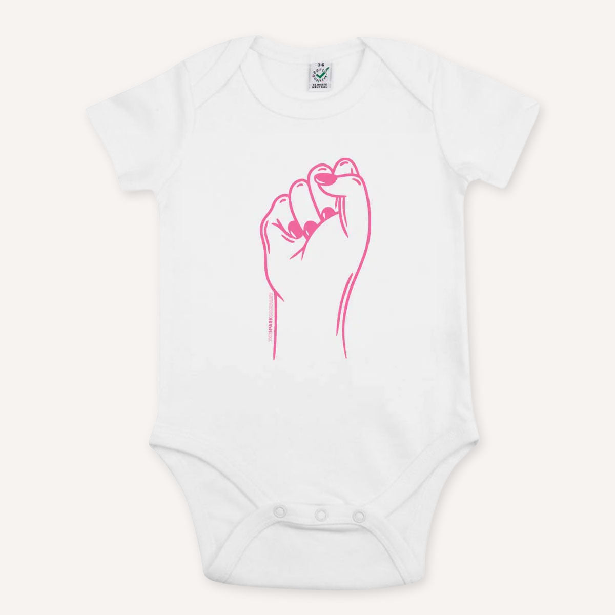 Feminist Fist Babygrow