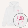Feminist Fist Embroidered Hoodie