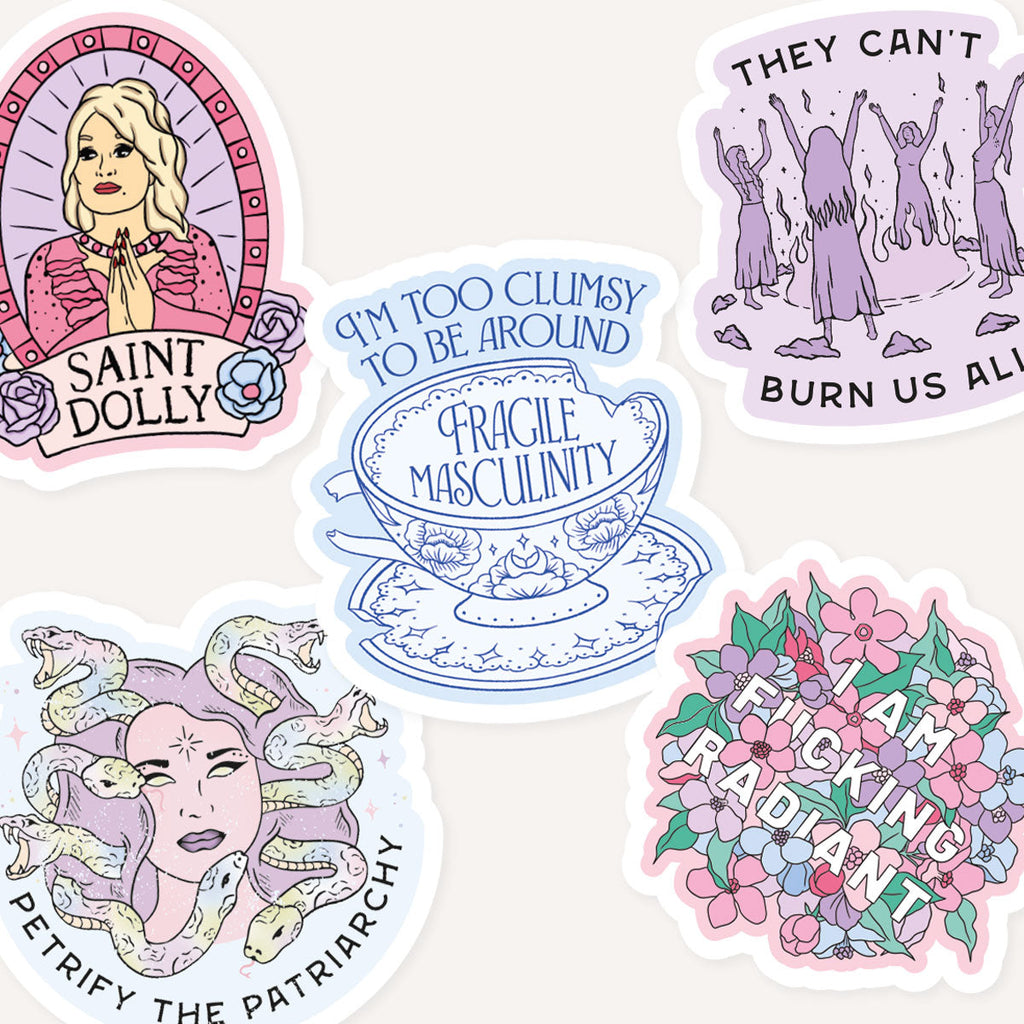 Feminist Illustrations Crafty Bundle