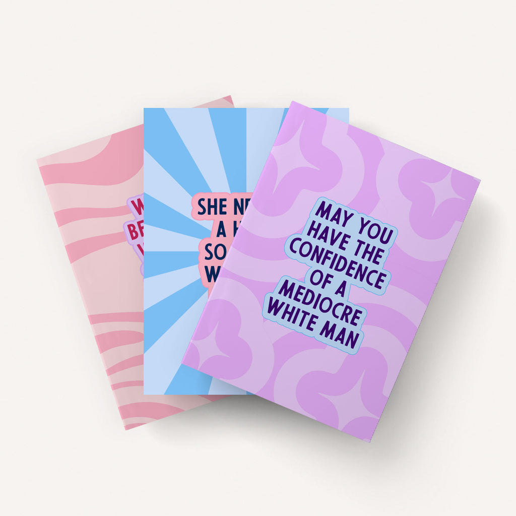 Feminist Motivation Notebooks (3 Pack)